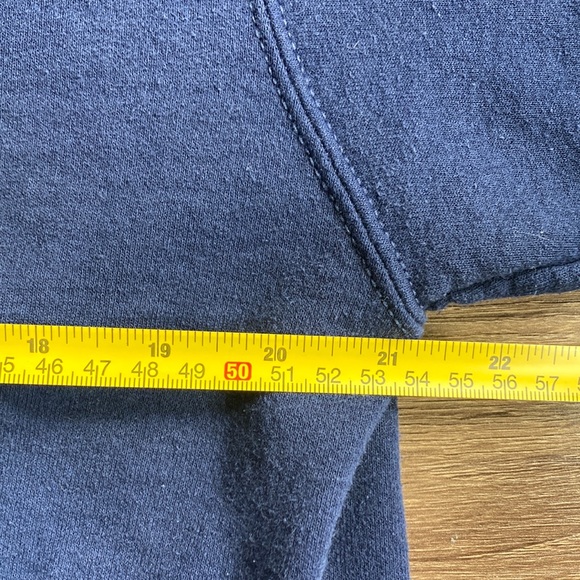 Unisex Large Navy & Gold Jerzees Oxford University  Crew Sweater - Picture 5 of 11